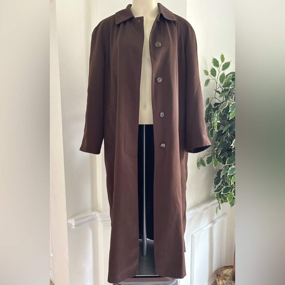 Preston & York Chocolate Brown Trench Coat